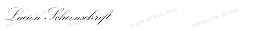 Lucien Schoenschrift字体转换